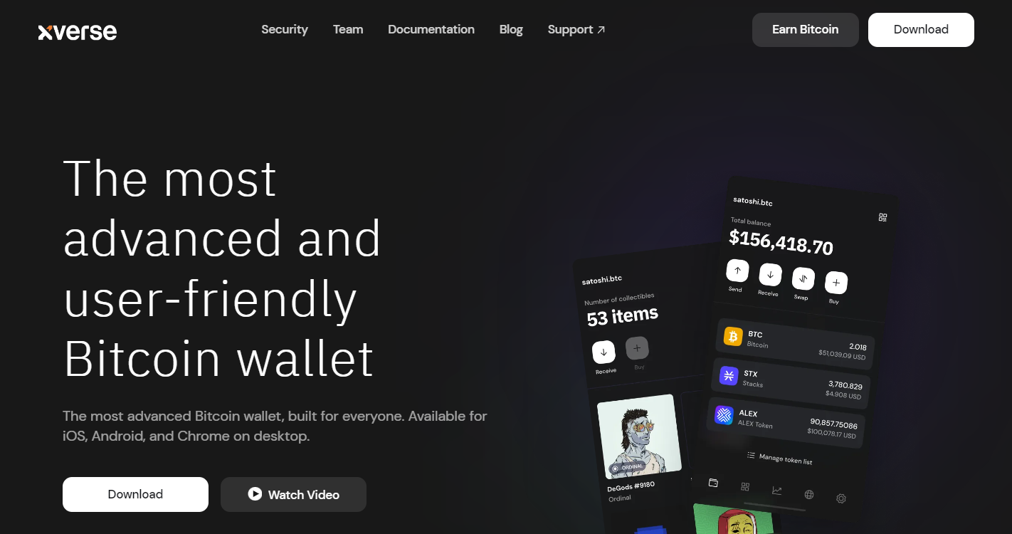 Xverse Wallet Extension A Bitcoin Wallet for 3
